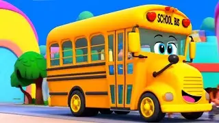 Wheels on The Bus nursery rhymes for kids #wheelsonthebus #wheels #cartoon #baby #kids