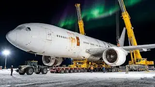 Salvaging a Billion Dollar White Boeing 777-200 from a Polar Scrap Site: Excavating & Restoring