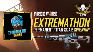 FREE FIRE EXTREMATHON TITAN SCAR GIVEAWAY- BOOYAH DAY SPECIAL