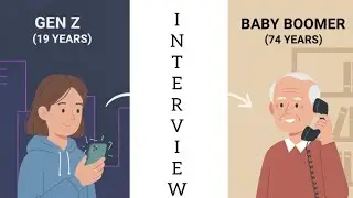 || GEN Z (19 YEARS)INTERVIEW BABY BOOMER (74 YEARS) || 