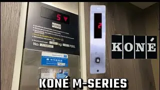 Amazing! KONE M-Series Traction lift @Brit H&ocirc;tel, Calais, France