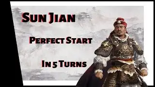 Total War: Three Kingdoms - Mandate of Heaven - Sun Jian - 5 Turn PERFECT START!