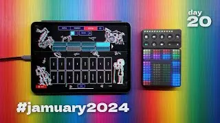 #Jamuary2024 Jam 20th - Jazzy Boom Bap Beat with Koala Sampler and Roli Blocks