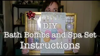 STMT DIY Bath Bombs and Spa Set Gift with Instructions