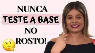 A melhor forma de acertar o tom de BASE da cliente!
