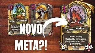 BUILD DE PIRATAS COM O GHOUL-ACABRA!! 😱 | Hearthstone Battlegrounds