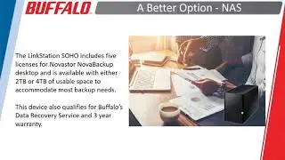 Learn to backup & secure home offices with Buffalo Data Storage