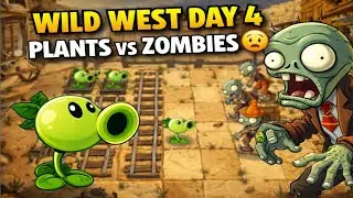 Level- Wild West day 4😱 || plant vs zombies 2 gameplay💥💥
