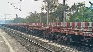 ABSOLUTELY NOTHING TRANSPORT BY GOODS TRAIN #indianrailways #goodstrain #eastcoastrailways #trending