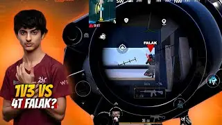 1V3 VS 4T FALAK?🔥🥶 | FALAK IN MY LOBBY | PUBG Mobile