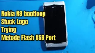 Flashing Nokia N8 Bootloop Stuck logo metode flash done