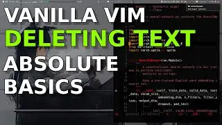 vim: Deleting text