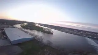 GoPro Session 5 with Camera Butter ND8 Filter at Sunset