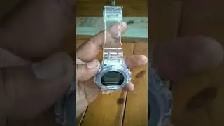 casio G-shock DW 6600 Custom digital Mirror & bnb jelly clear by Krezikastem