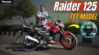 2026 TVS Raider 125cc tft dual disk model - New features review, on road price?? @bikeshunt ​