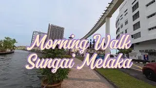 POV. Morning Walk Through Sungai Melaka. Part 2
