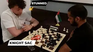 Arjun Erigaisi stuns Hans Niemann with his Knight Sacrifice | Al-Ain Spring Chess Festival Blitz