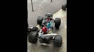 Traxxas Revo with Dynamite .28 Engine #nitro #rc