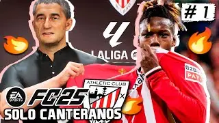 Comienza un Modo Carrera del Athletic Solo Cantera #1 FC 25 Modo Carrera Realista Athletic Bilbao