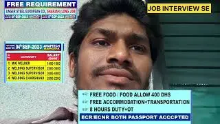 DATE UPDATED JOB REQUIREMENT FOR UAE, SHARJAH _UNGER STEEL EUROPEAN COMPANY _JOB INTERVIEW SE#job