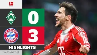 RUTHLESS Bayern punish Bremen! | WERDER BREMEN - FC BAYERN | Highlights | Matchday 22 &ndash; Bundesliga