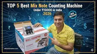 TOP 5 Best Mix Note Counting Machine Under ₹15000 in India 2026!