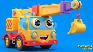 🚧 Crane and Friends Build a City &ndash; 3D Construction Vehicles Song for Kids!