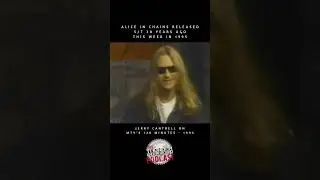 Alice in Chains Released their 1st s/t Album 30 Years Ago #aliceinchains #jerrycantrell #laynestaley