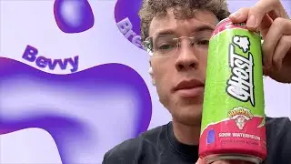 Ghost Sour Watermelon Warhead Energy Drink Review (speedrun)
