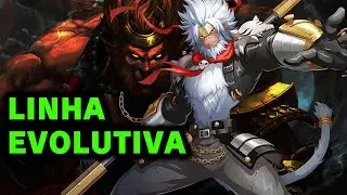 Linha Evolutiva do Rei Macaco - Gokuwmon
