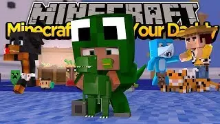 LITTLE LIZARD TURNS INTO A BABY!!! - Minecraft Little Club Adventures