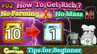 Growtopia~How to get rich no farming or mass !? ~ Profits 2019~ Noclickbait~ Easy wls onlly 3 step
