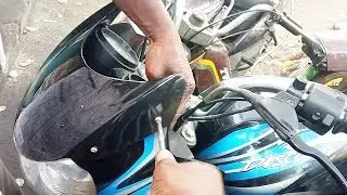 Discover visor Glass Fixing/ Rockfort Motor Works