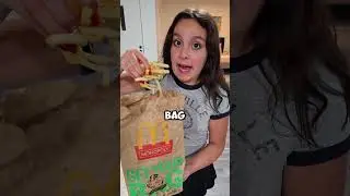 Don't eat McDonald's fries in the bag