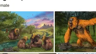 Earth bipedal Hominid 