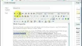e107 - 02 - Adding and editing pages