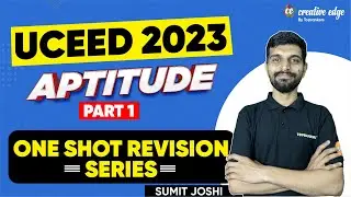UCEED 2023 Exam | Uceed APTITUDE Complete Revision (PART 1) | UCEED Exam Preparation 2023