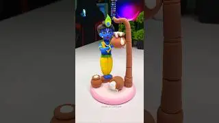 Natkhat Natkhat Nand Kishore 😍❤️ Makhan Chor Gopal 😍 Krishna ji making 🙏🦚 Jai shree krishna #shorts