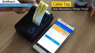 Jewelry tag printer cable tag printer clothing tag printer price tag printer mini label printer