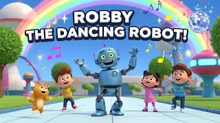 Robby the Dancing Robot | Fun 3D Animation for Kids | Musical Robot Dance Rhyme