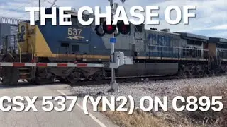 The chase of C895 at Princeton and Patoka, IN the first two are Princeton, IN the last one is Patoka