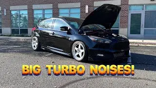 Big Turbo Focus ST Driving to Gym || TURBO\Exhaust NOISES!