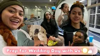 Wedding Day Prep as Bridesmaids💍🩷💅🏽