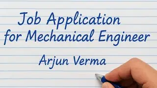 Mechanical Engineer Job Application | Experienced in Machine Maintenance & Design