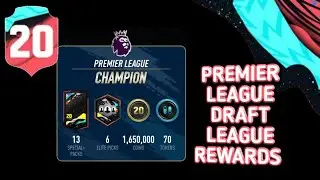 Premier League Draft League *CHAMPION* Rewards | PACYBITS FUT 20