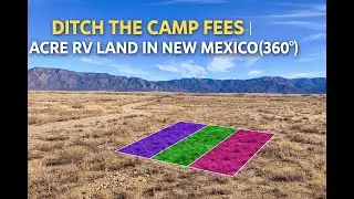 Ditch the Camp Fees | 1 Acre RV Land in New Mexico (360&deg;)