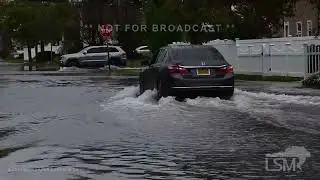 10-13-2025 Long Island, New York - Powerful Noreast hits Long Island