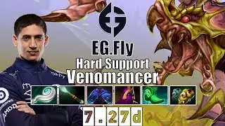 Venomancer | EG.Fly | Hard Support Venomancer | 7.27d Gameplay Highlights