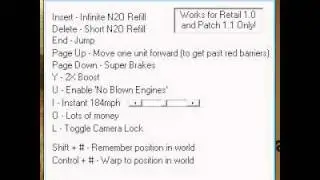 Need for Speed Underground 2 Trainer