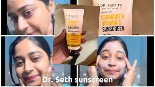 Dr.seth sunscreem product review II naina shetty II #sunscreen #youtube #creator